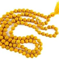 Haldi Mala (Gurkemeje) 108 + 1 Perle