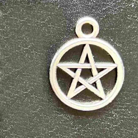 Tibetansk Sølv pentagram4