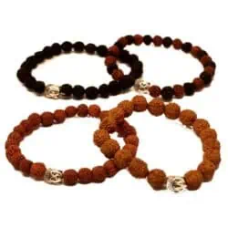 Buddha armbånd Rudraksha Mala