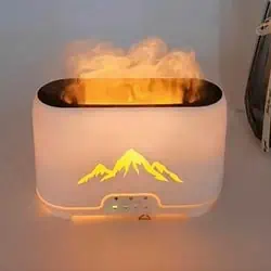 Himalaya Aroma Diffuser med Flamme og fjernbetjening